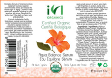 Aqua Balance Serum 30ml - Ivi Organics